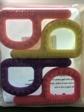 Sensory Teething Toys for babies/toddlers; New/In Packaging; Textured; Bright